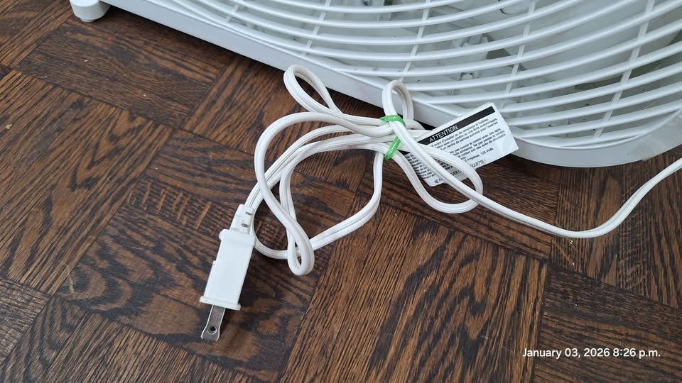 Extremly powerful 5-Blade Portable Box/Floor Fan – 20” like new - photo 4