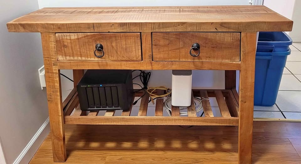 Rustic vintage sideboard/hutch