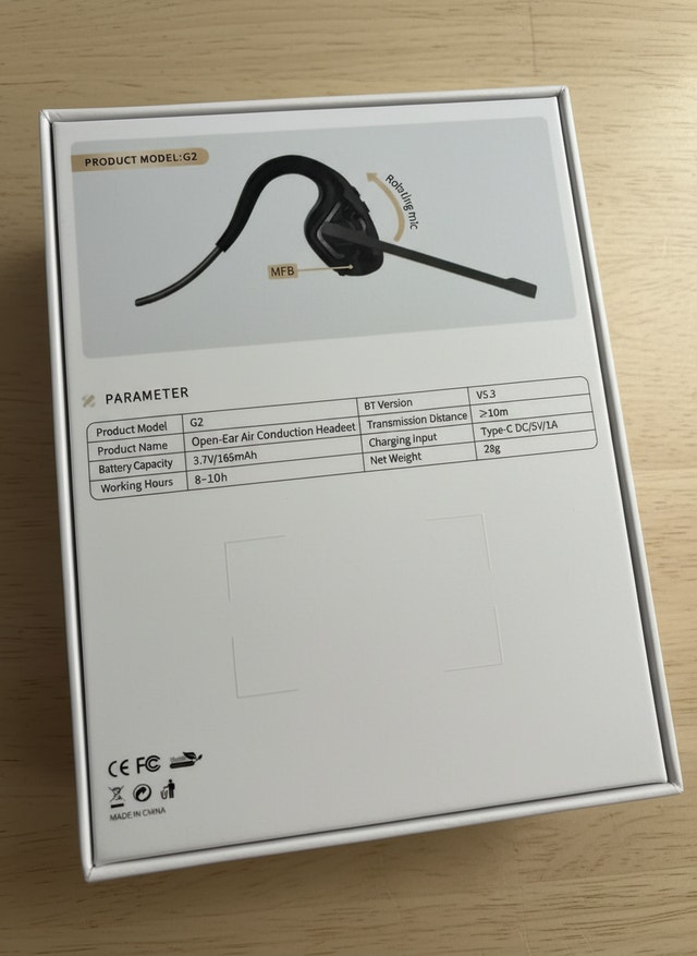 G2 Open-Ear Air Conduction Bluetooth Headset - photo 4