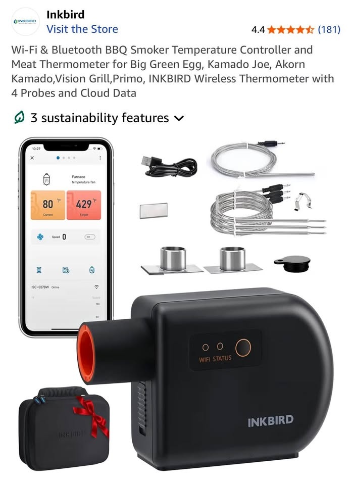 INKBIRD WiFi Bluetooth BBQ Smoker Temperature Controller