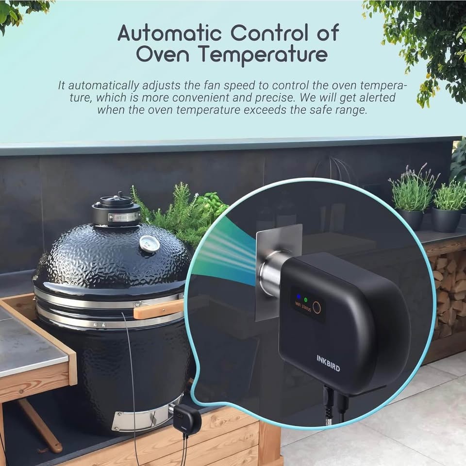 INKBIRD WiFi Bluetooth BBQ Smoker Temperature Controller - photo 4
