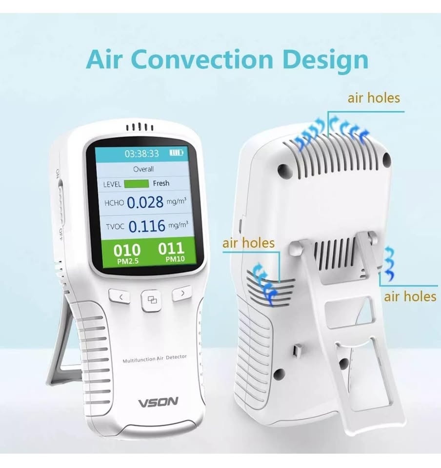 Air Quality Monitor,Formaldehyde Detector,Temperature - photo 3