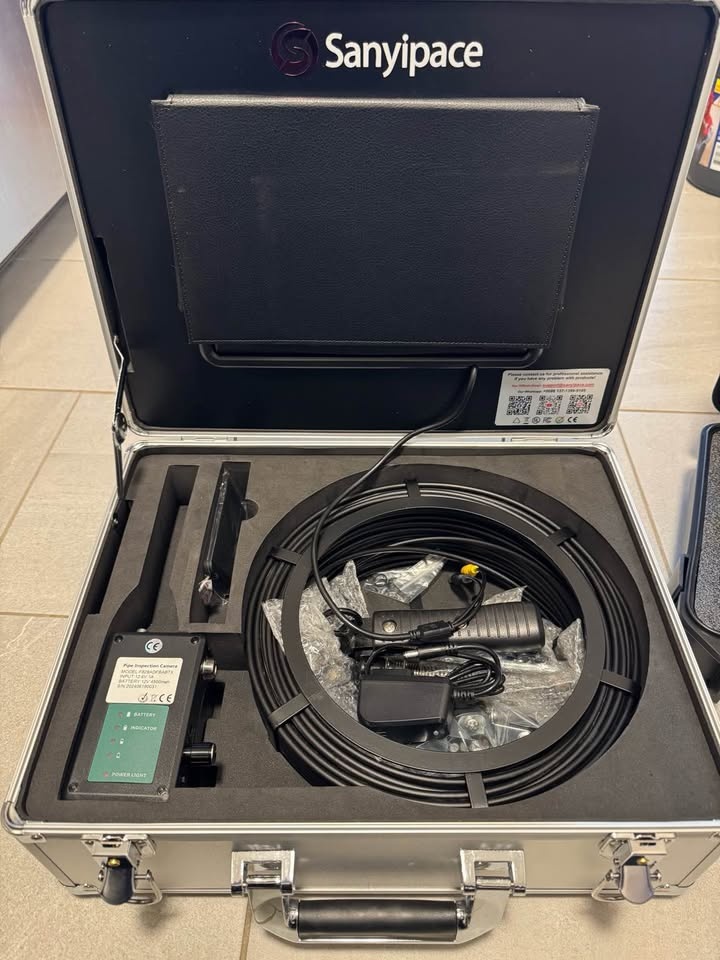 50M Sewer Camera + 512Hz Locator (Full Kit) – Commercial Grade - photo 2