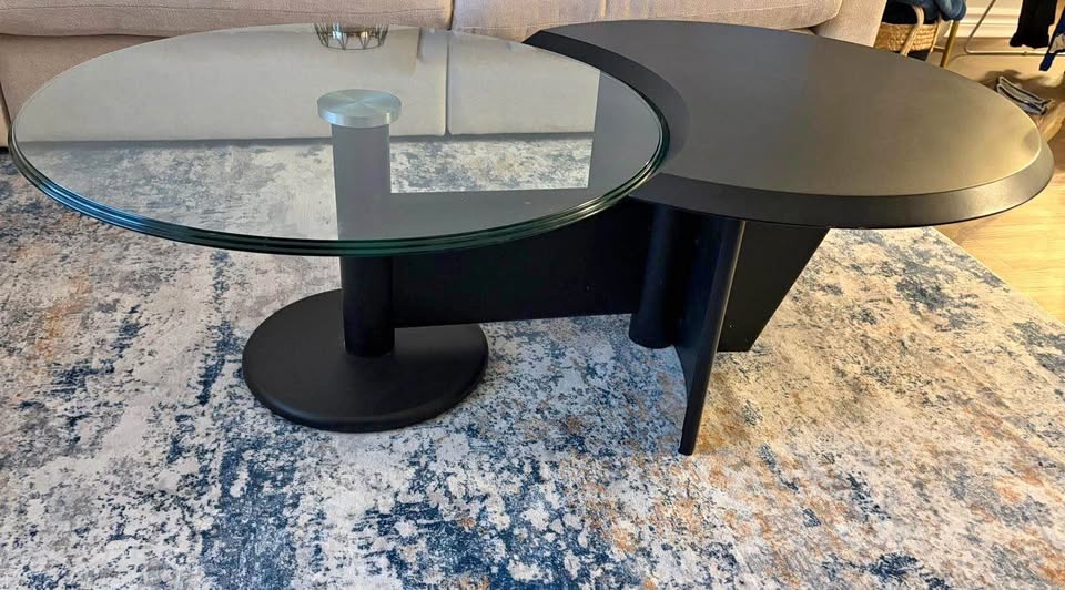 Coffee Table | Modern with rotating glass | MADE IN CANADA 🇨🇦