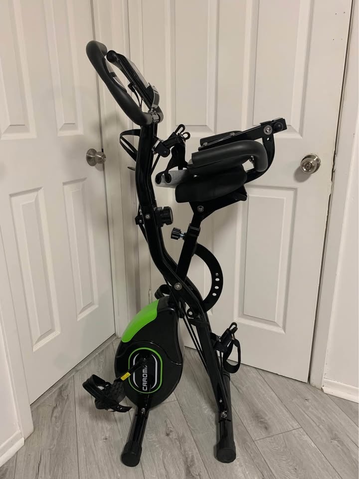 Caromix 5-in-1 Folding Exercise Bike – Magnetic, Compact - photo 2