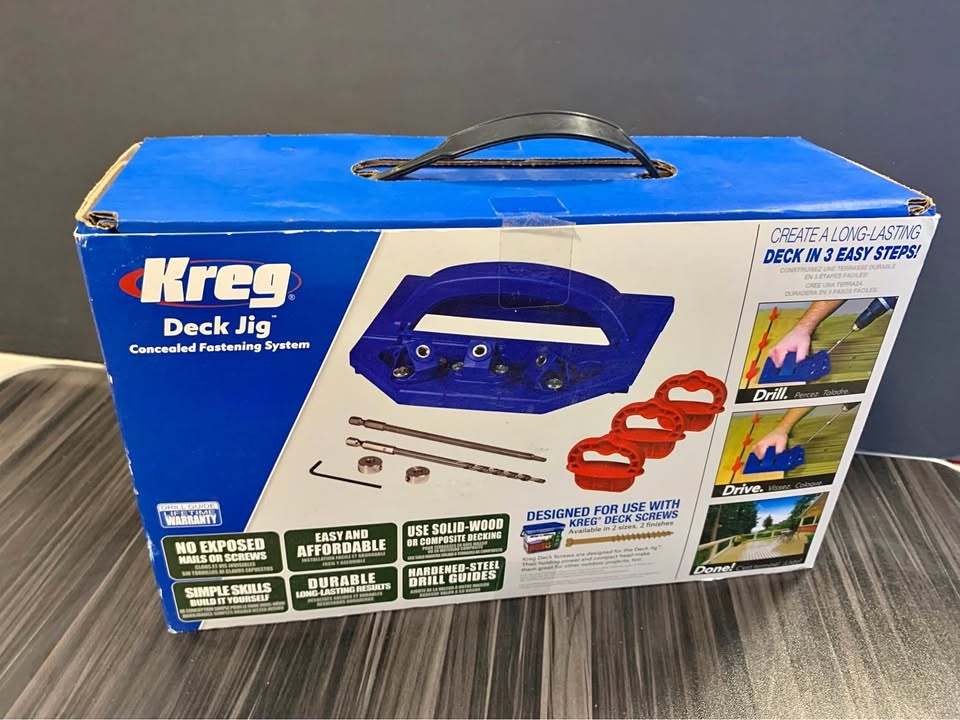 Kreg Deck Jig – Concealed Fastener System (NEW, Complete Kit)