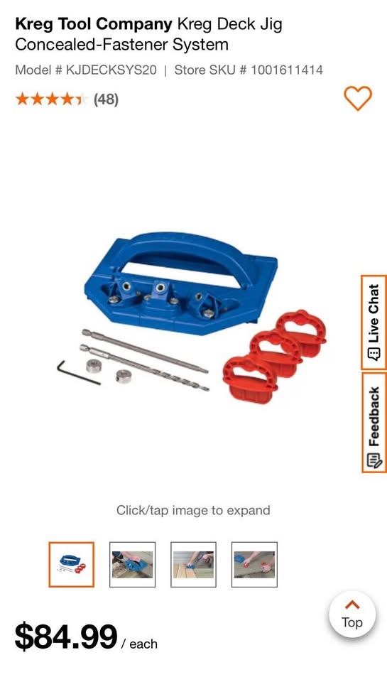 Kreg Deck Jig – Concealed Fastener System (NEW, Complete Kit) - photo 4