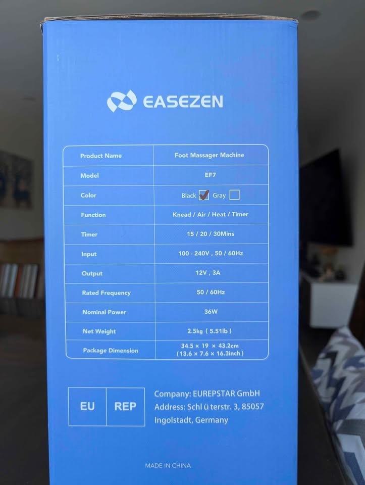 Easezen EF7 foot massager - photo 2