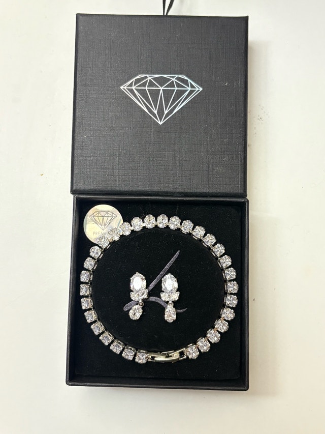 Premium Plated Bracelet & Earring Set