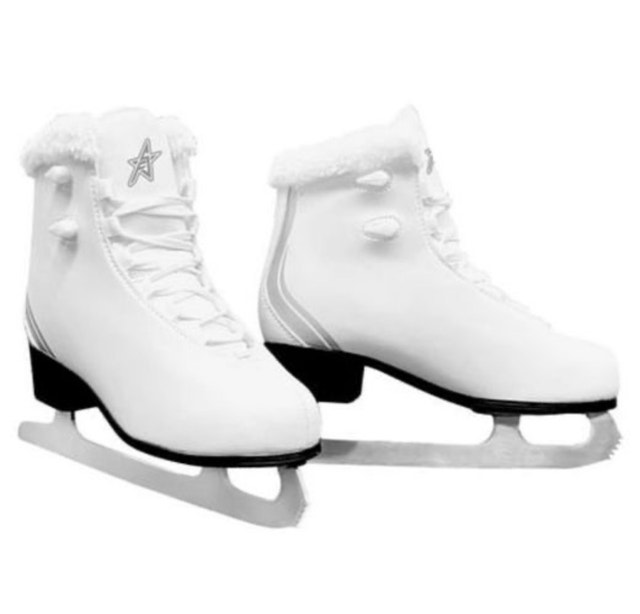 FS Figure Skates with Fur Collar - Women - White