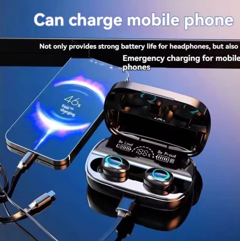 Gaming headphones built in battery bank - photo 2