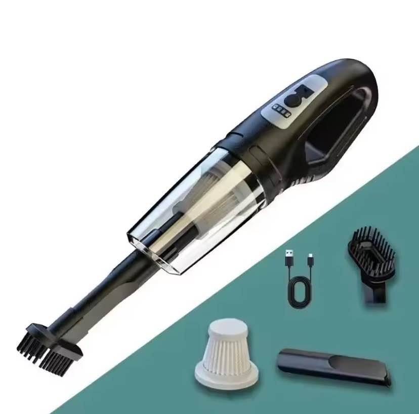 Mini wireless portable vacuum cleaner for car or home