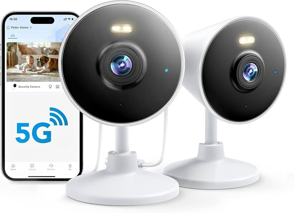 5G & 2.4G Indoor/Outdoor Security Camera for Home