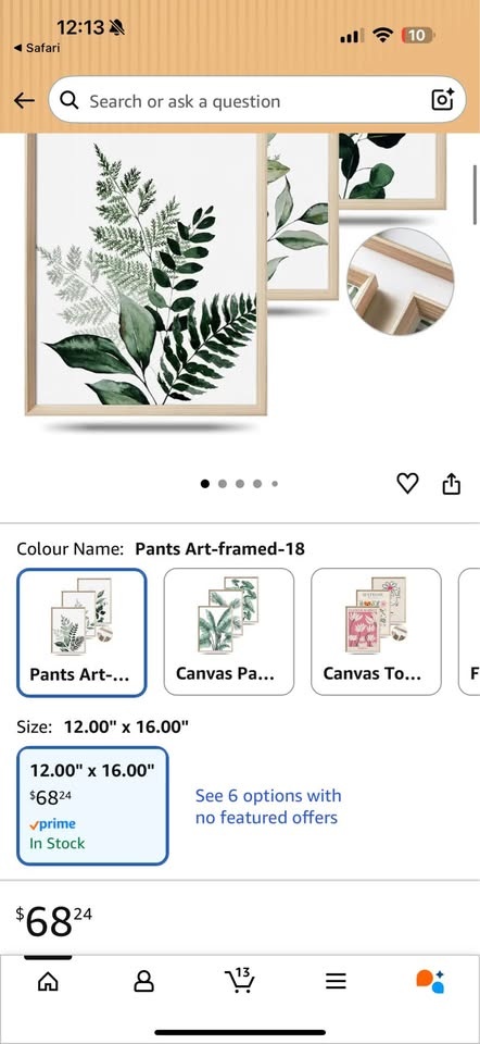 UPWOIGH Framed Green Wall Art, 12x16, Sage (3) - photo 5