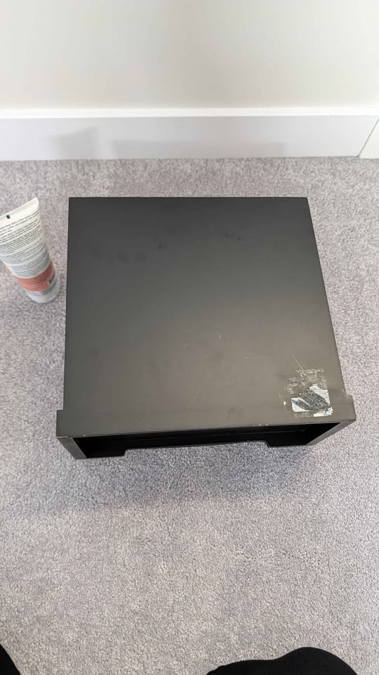black wooden desk or makeup organizer - photo 3