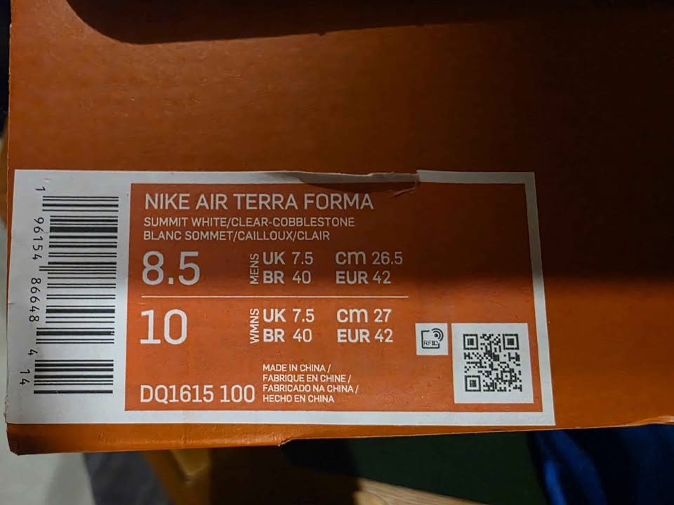 NIKE AIR TERRA FORMA X OFF WHITE - photo 5