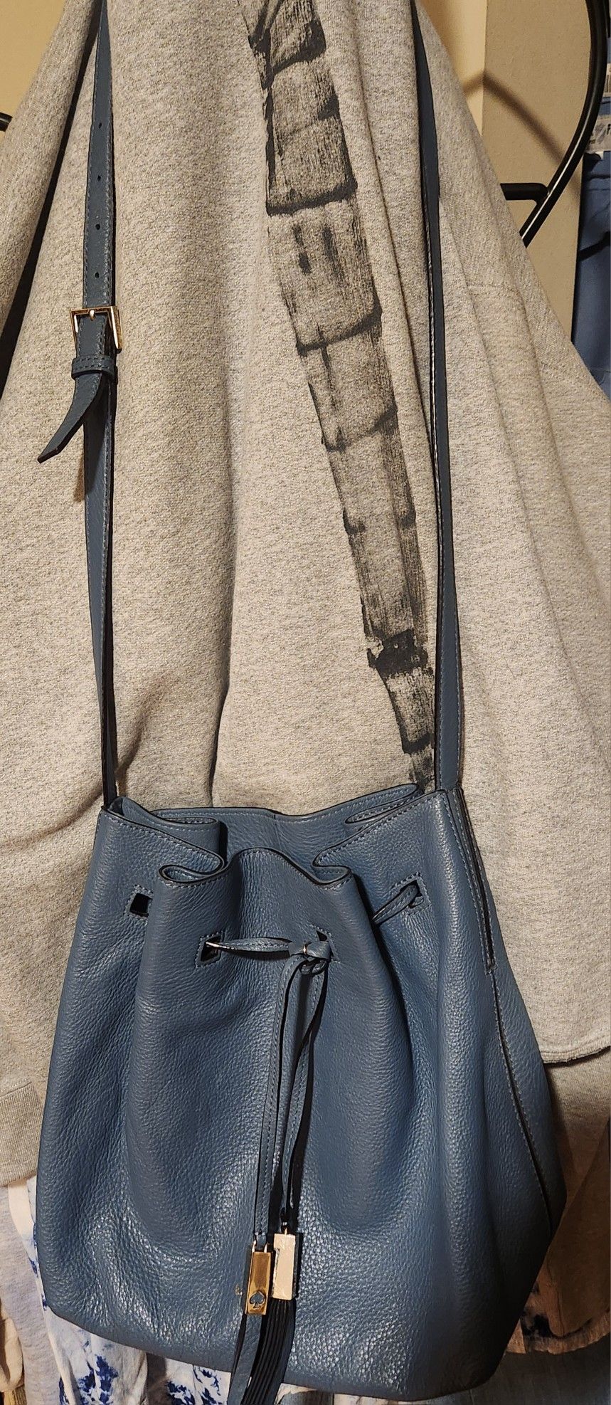 Kate Spade Blue Leather Bucket Bag - photo 2