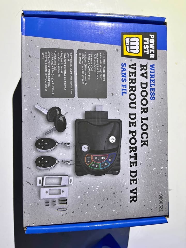 Powerfist Wireless RV Door Lock