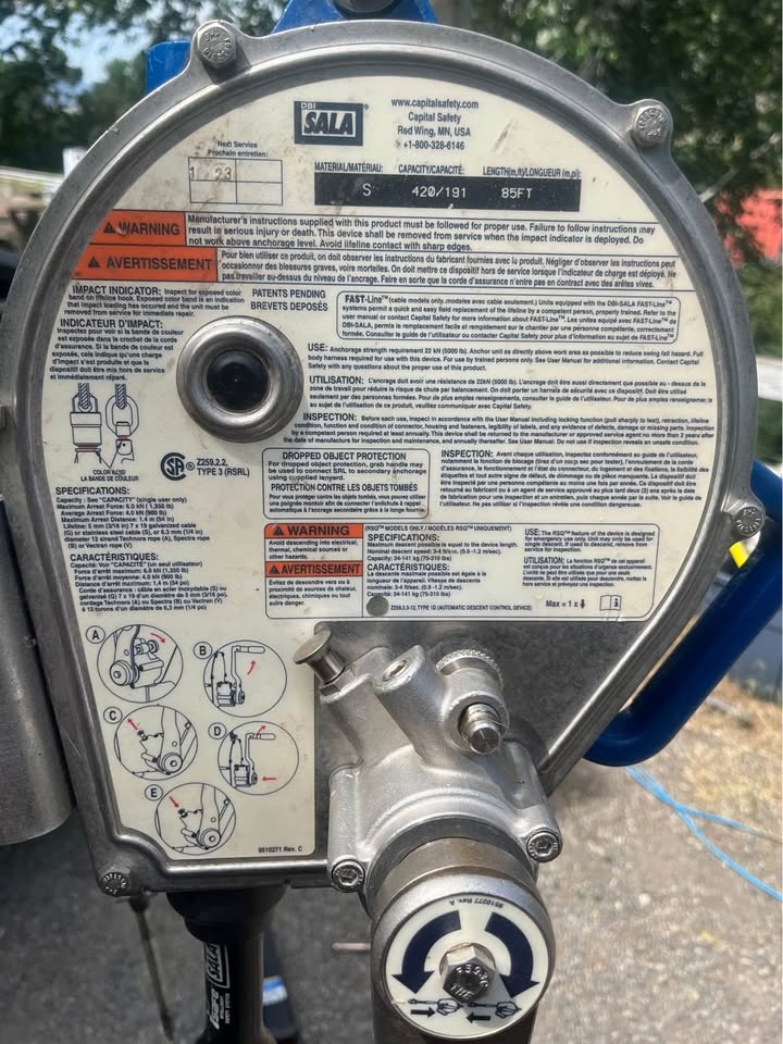 3M DBI-SALA Sealed-Blok Self-Retracting Lifeline - photo 4