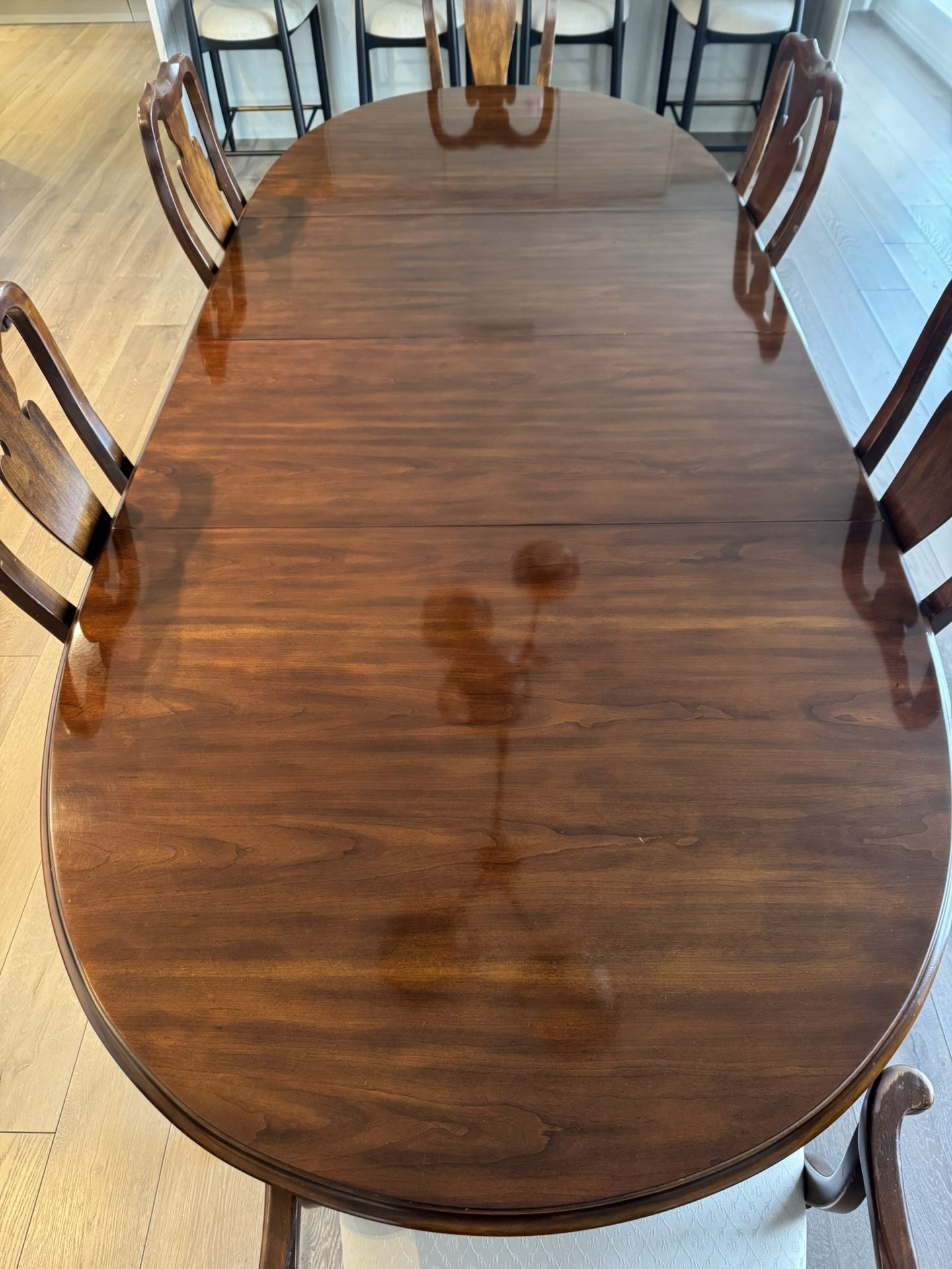 Drexel Heritage Wood Dining Table + 6 Chairs - photo 5
