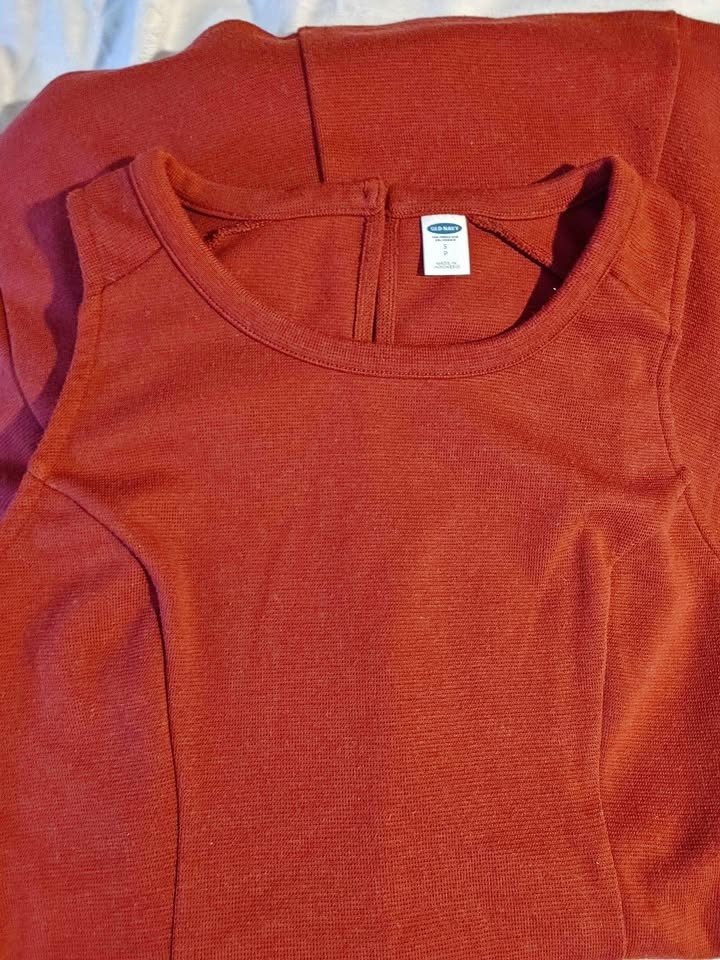 Sleeveless Dark Red Dress - Size S