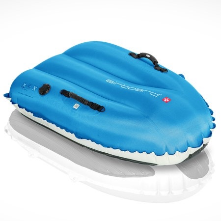 NEW Airboard Snow Sled - FREERIDE 180X - Ice Blue
