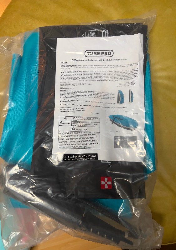 NEW Airboard Snow Sled - FREERIDE 180X - Ice Blue - photo 5