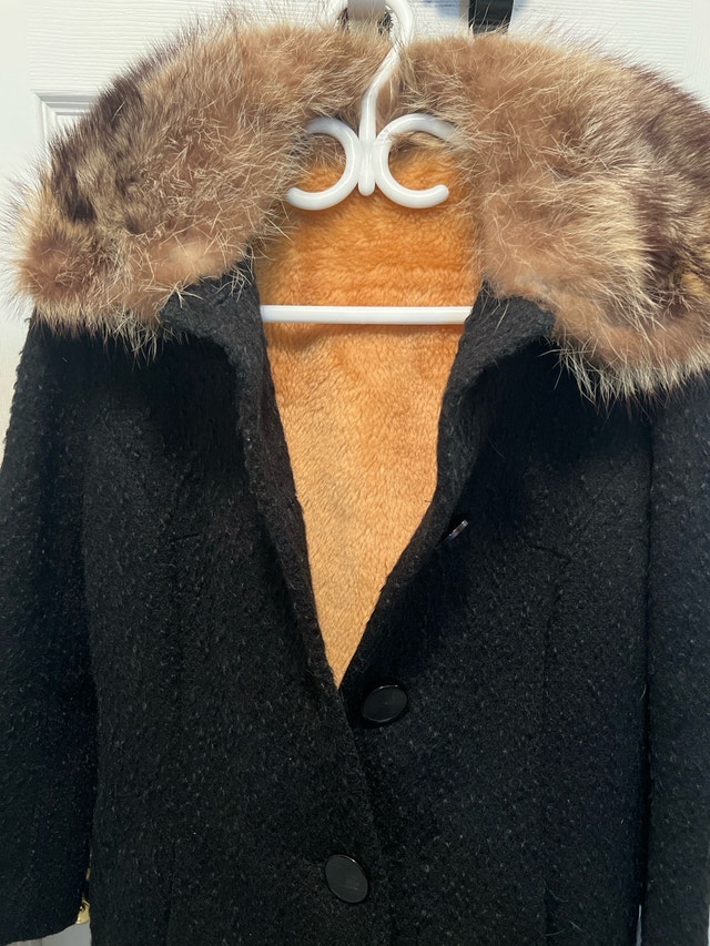 🧡Custom Vintage 1960s Wool Coat