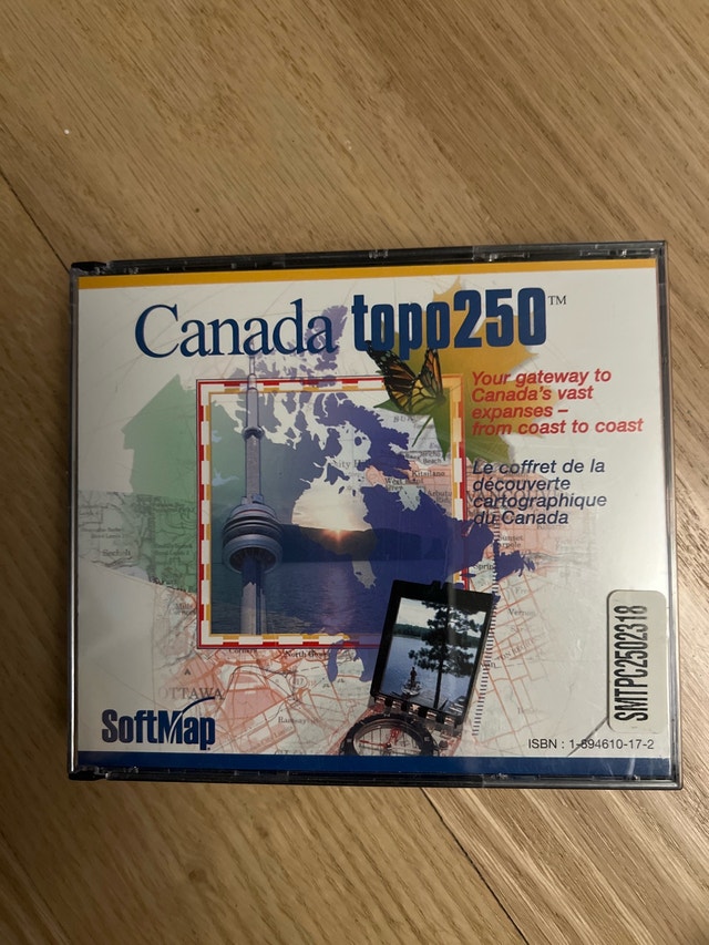 🧡SoftMap Canada Topo 250