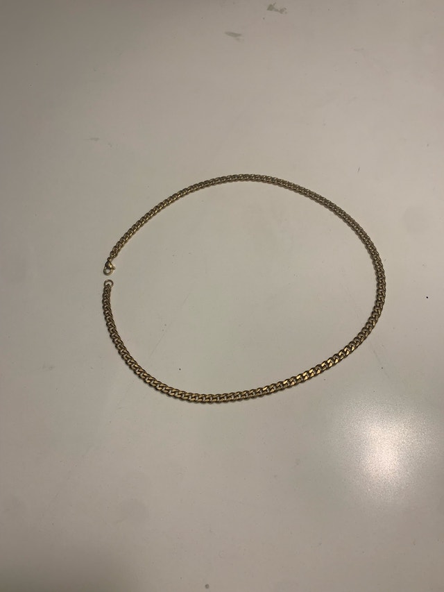 Gold link chain - photo 3