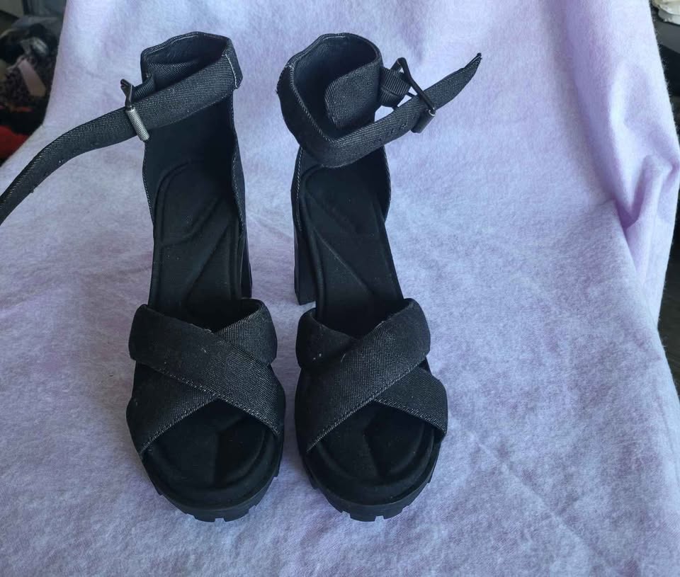 G-STAR Women Kylin Denim Sandal Black size us 11 - photo 2
