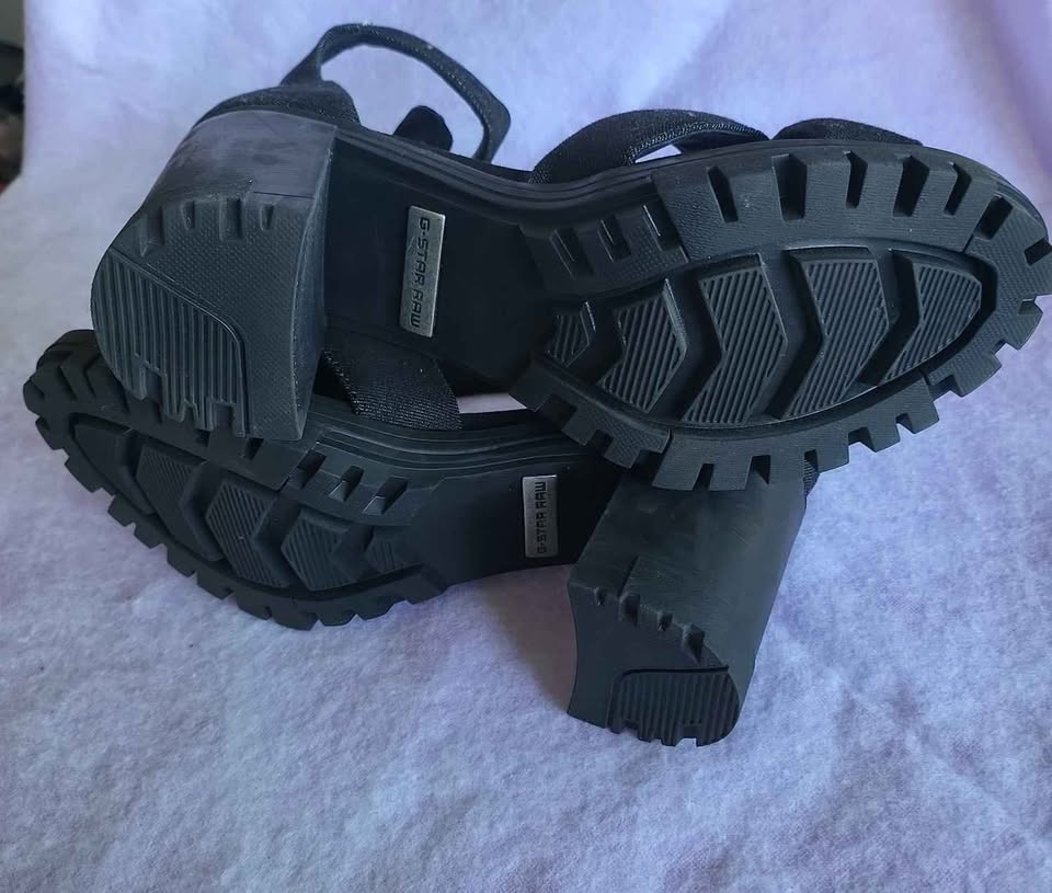 G-STAR Women Kylin Denim Sandal Black size us 11 - photo 3