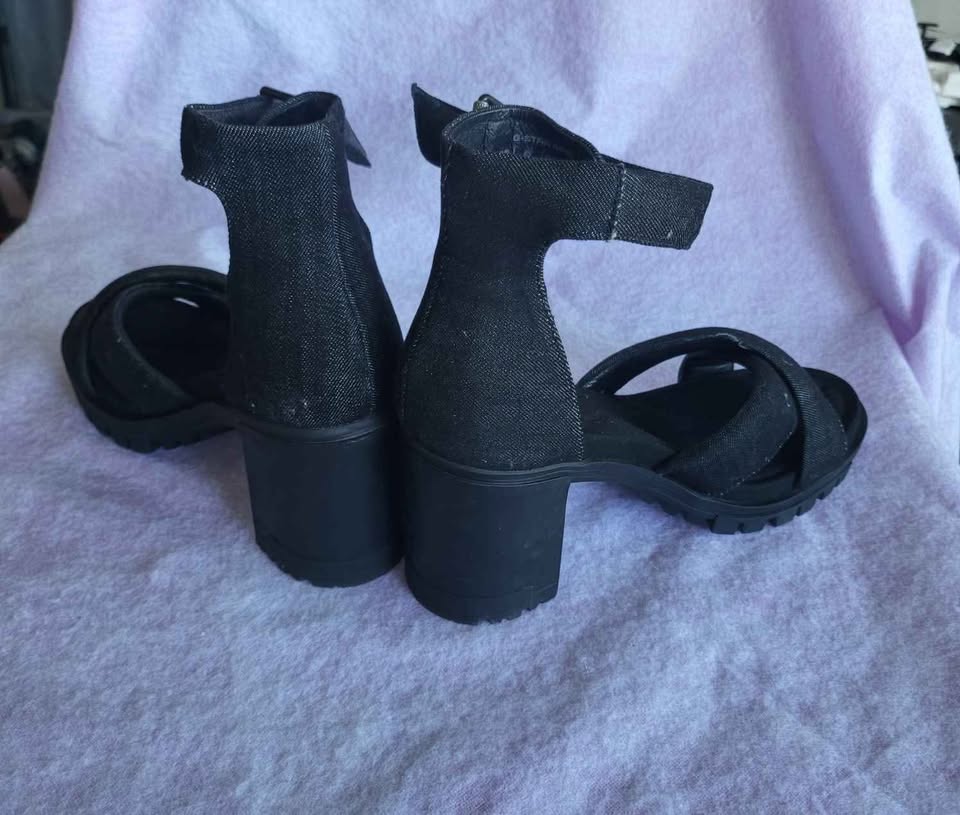 G-STAR Women Kylin Denim Sandal Black size us 11 - photo 5