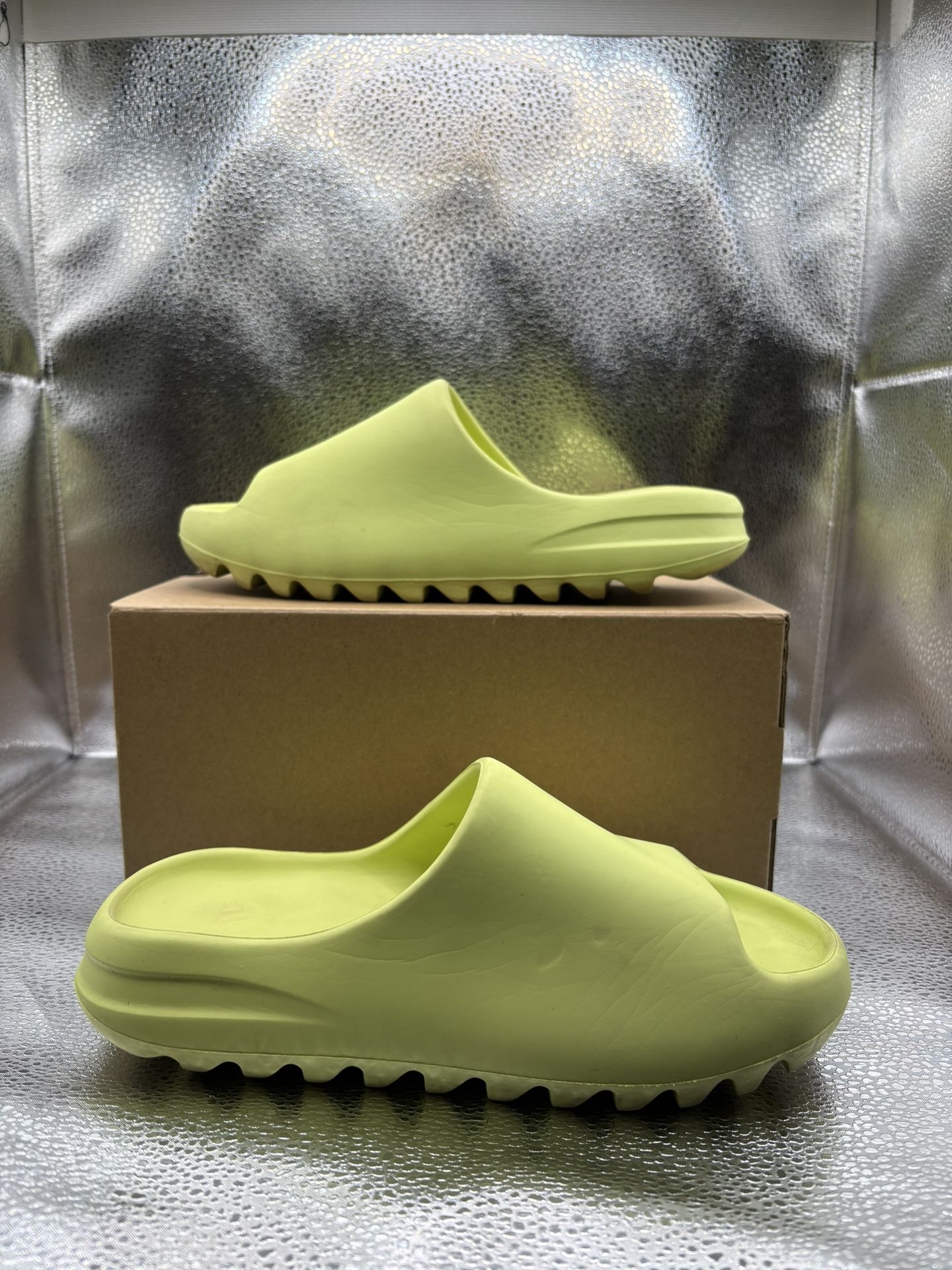 Adidas Yeezy Slide Green Glow - photo 4