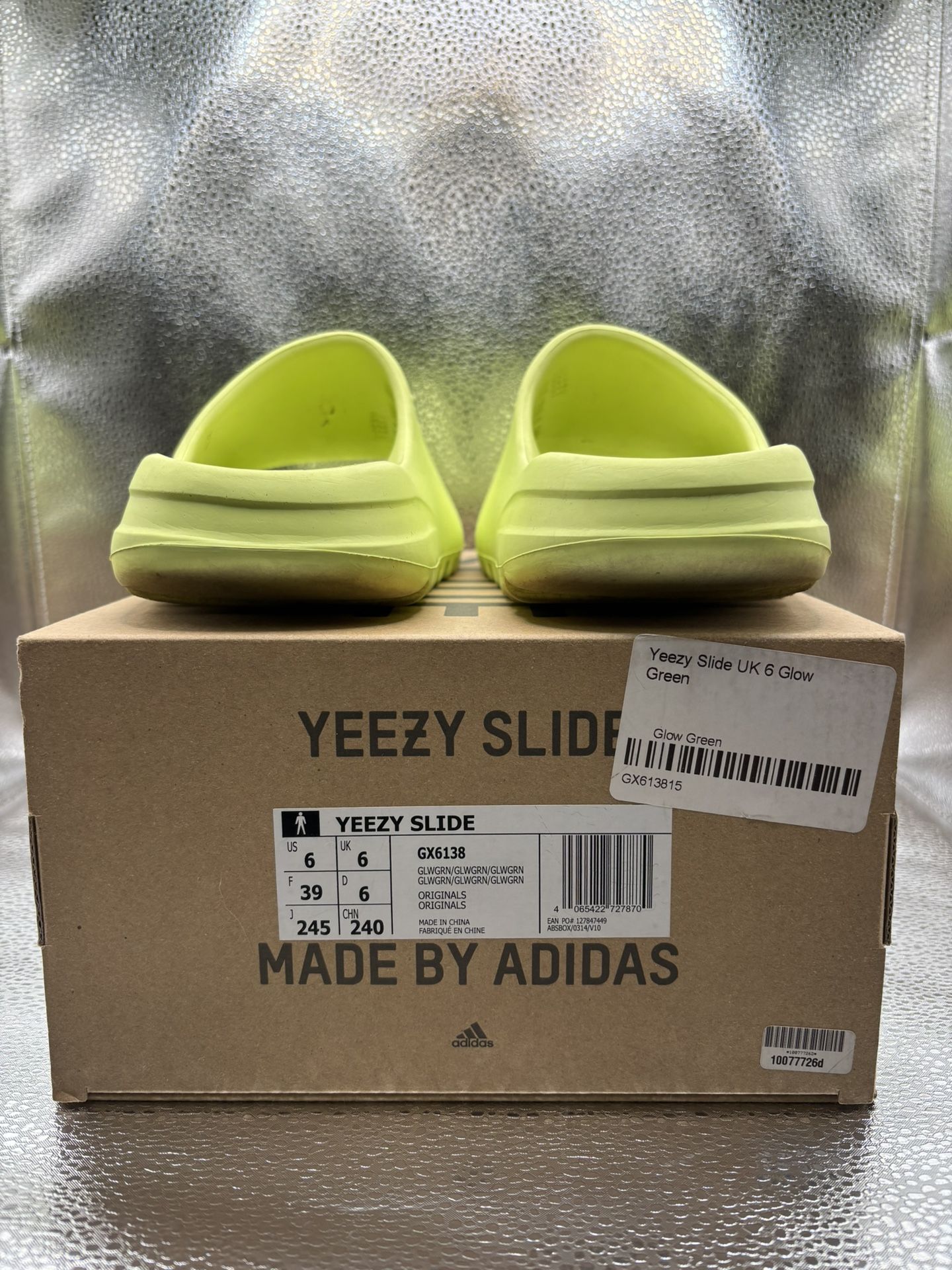 Adidas Yeezy Slide Green Glow - photo 5