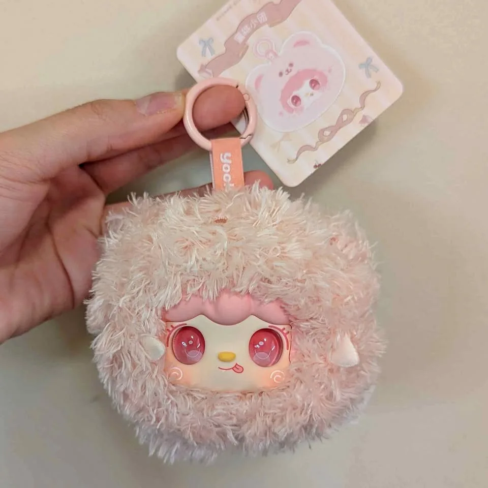 Yooki v9 mini bear (peach pink) new opened blind box thumbnail