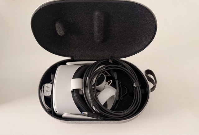 Meta Quest 2 VR Headset 256gb + KIWI Link Cable + Original Case - photo 2