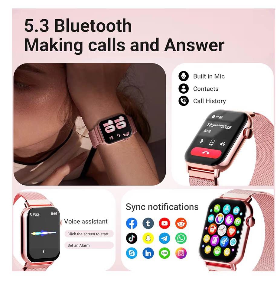 Smart Watches for Women, 1.83" - photo 2
