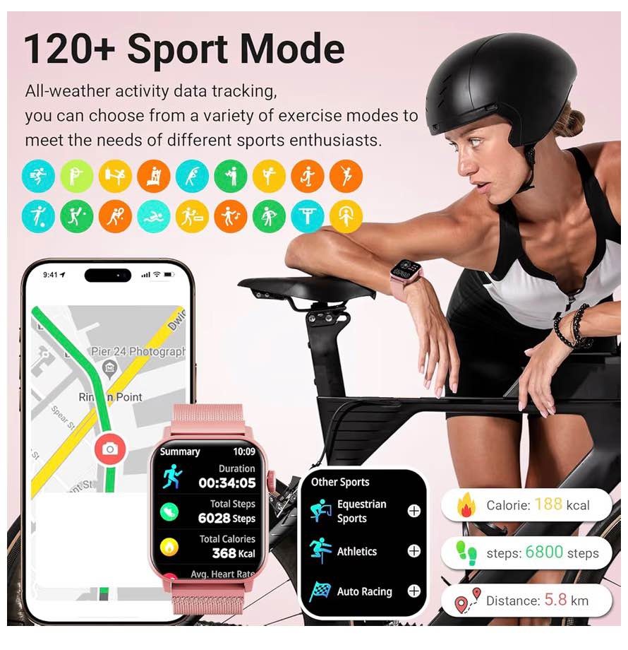 Smart Watches for Women, 1.83" - photo 3