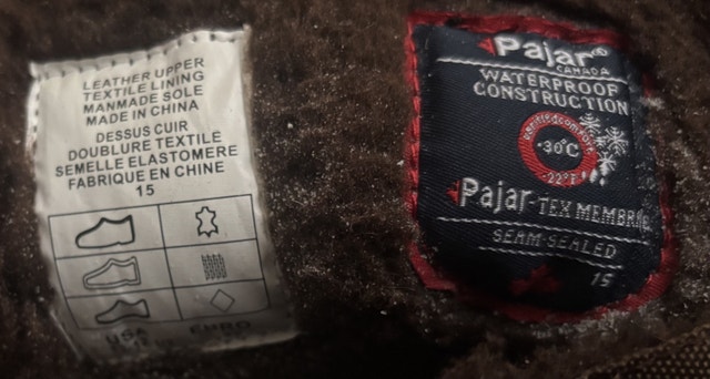 Pajar Canada Winter Boots - Size 15 - photo 5