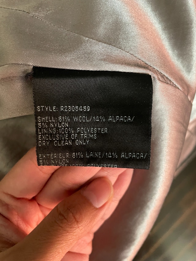 Black Wool Coat, Women's Size 8 - photo 4