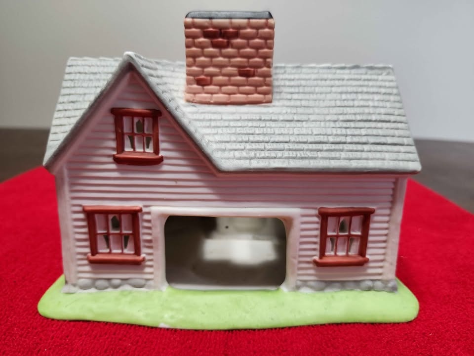 Partylite Candle Holder Retired Village Houses Vtg 1990's - photo 3