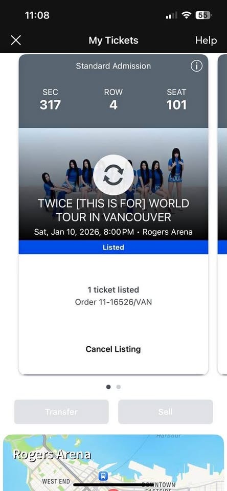 2 TWICE tickets Vancouver day 2 OPEN TO NEGOTIATE!
