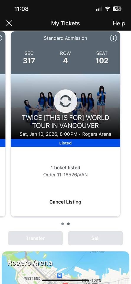 2 TWICE tickets Vancouver day 2 OPEN TO NEGOTIATE! - photo 2