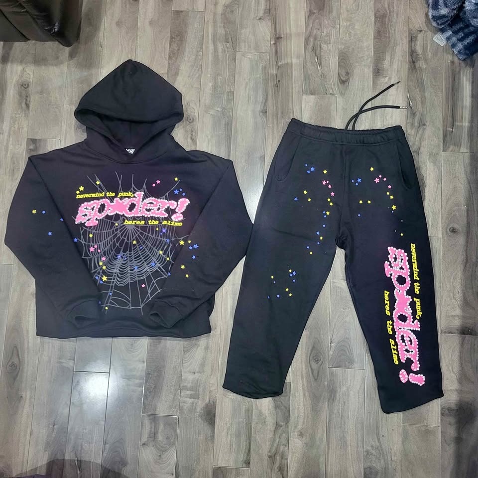 Spider hoodie and spider pants tracksuit