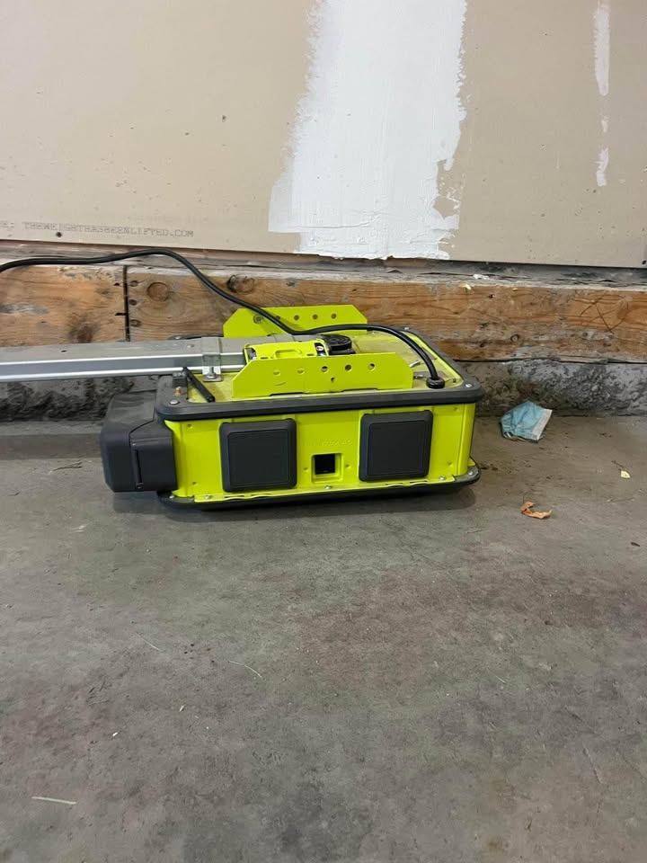 Ryobi garage door opener with two remotes door sensors etc - photo 2