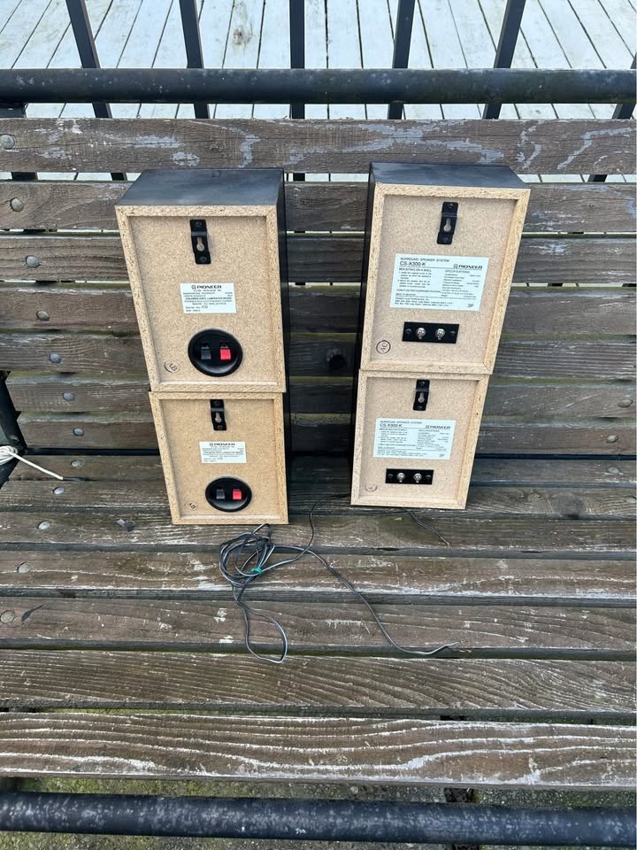 Pioneer Surround Speakers 🧡 (CS-X550-K and CS-C300-K) - photo 2