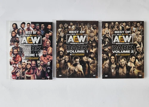 AEW Wrestling 3 DVD's - All Elite Crate