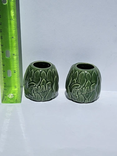 Cynar Amaro Shot Glasses - Set Of Two - Vintage - Bar Cocktail - photo 3