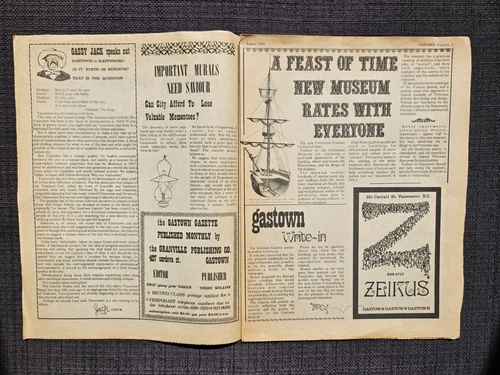 Gastown Gazette Newspaper - Aug 1969 - photo 3